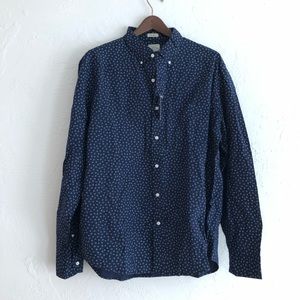 NWT Men’s J Crew Daisy Print Button Down Shirt